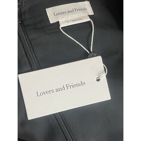 Lovers + Friends Black & White Pierce Mini Dress Size M NWT - Picture 3 of 7